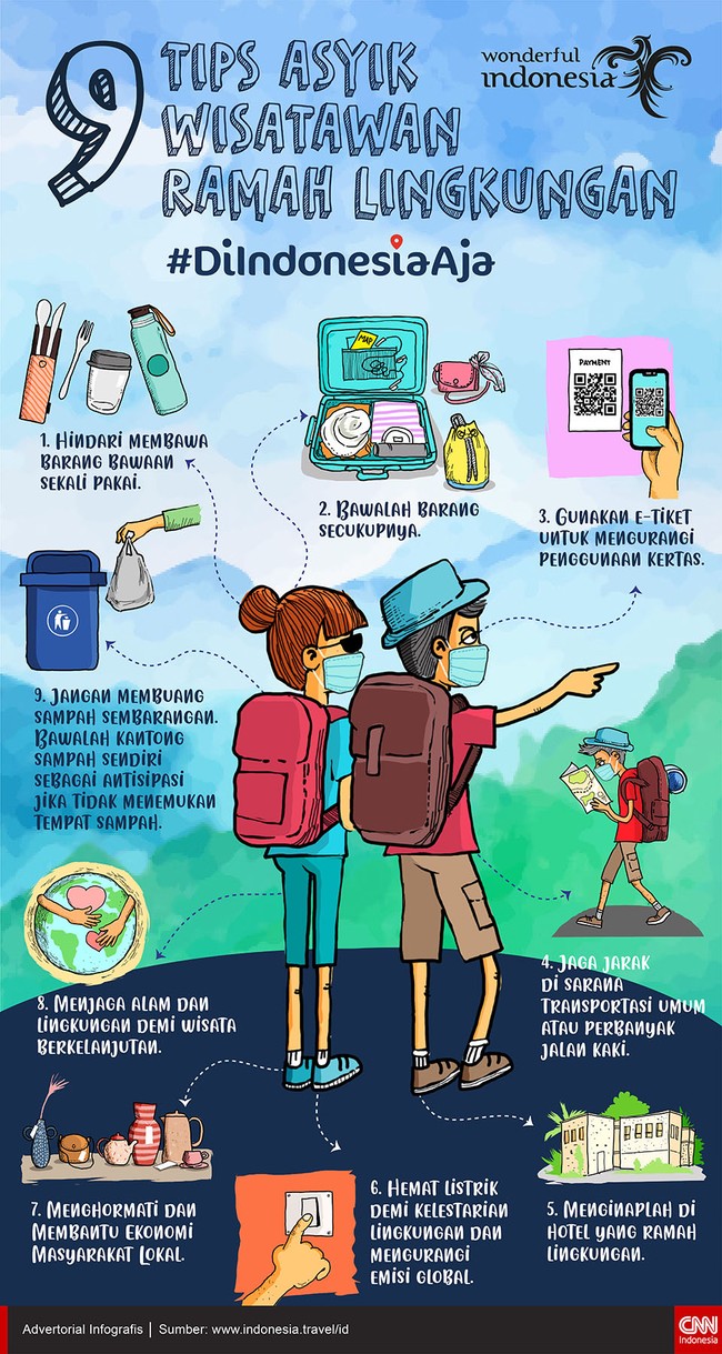 9 Tips Wisata Ramah Lingkungan