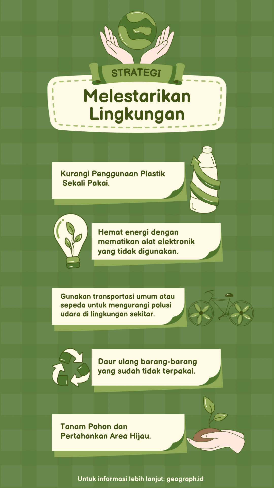 Strategi Melestarikan Lingkungan